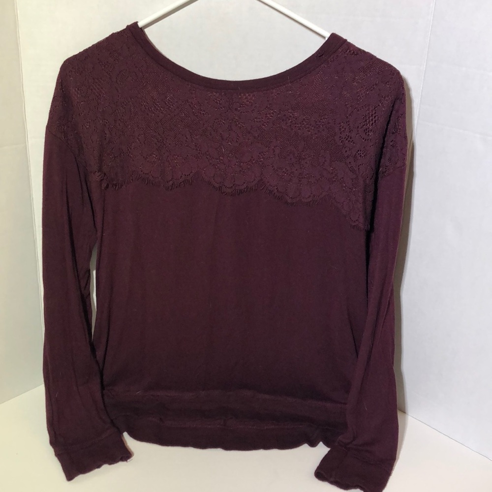 Maroon Long Sleeve Sweater